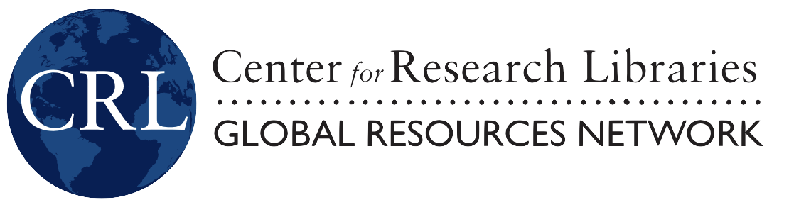 CRL Center of Research Libraries Logo