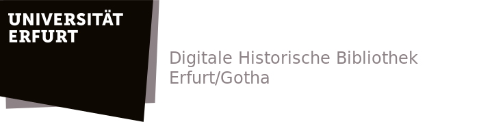 Erfurt/Gotha Digital Historical Library Logo
