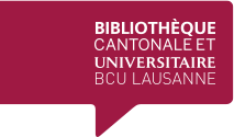 Bibliothèque cantonale et universitaire - Lausanne Logo