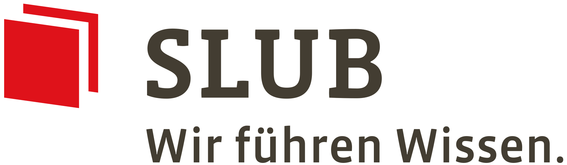 Sächsische Landesbibliothek — Staats- und Universitätsbibliothek Dresden (SLUB) Logo